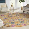 image:imageNourison Home Passion Sunburst 53 x 73 Area Rug  Easy Clean Non Shedding Bed Room Living Room Dining Room Kitchen 5 x 7Sunburst