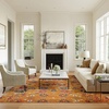 image:imageNourison Home Passion Sunburst 53 x 73 Area Rug  Easy Clean Non Shedding Bed Room Living Room Dining Room Kitchen 5 x 7Sunburst