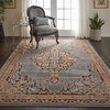 image:imageNourison Home Passionate Traditional Grey 67 x 96 Area Rug Easy Clean Non Shedding Bed Room Living Room Dining Room Kitchen 7x10Grey