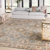 image:imageNourison Home Petra Ivory Multicolor 710 x 104 Area Rug  Easy Clean Non Shedding Bed Room Living Room Dining Room Kitchen 8 x 10Blue