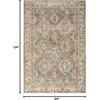 image:imageNourison Home Petra Ivory Multicolor 710 x 104 Area Rug  Easy Clean Non Shedding Bed Room Living Room Dining Room Kitchen 8 x 10Blue
