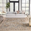 image:imageNourison Home Petra Ivory Multicolor 710 x 104 Area Rug  Easy Clean Non Shedding Bed Room Living Room Dining Room Kitchen 8 x 10Blue