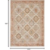 image:imageNourison Home Petra Ivory Multicolor 710 x 104 Area Rug  Easy Clean Non Shedding Bed Room Living Room Dining Room Kitchen 8 x 10IvoryMulti