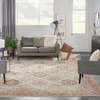 image:imageNourison Home Petra Ivory Multicolor 710 x 104 Area Rug  Easy Clean Non Shedding Bed Room Living Room Dining Room Kitchen 8 x 10IvoryMulti