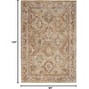 image:imageNourison Home Petra Ivory Multicolor 710 x 104 Area Rug  Easy Clean Non Shedding Bed Room Living Room Dining Room Kitchen 8 x 10Rust