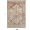 image:imageNourison Home Petra Traditional Ivory Blue 311 x 511 Area Rug Easy Clean Non Shedding Bed Room Living Room Dining Room Kitchen 4x6IvRust
