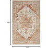 image:imageNourison Home Petra Traditional Ivory Blue 311 x 511 Area Rug Easy Clean Non Shedding Bed Room Living Room Dining Room Kitchen 4x6IvRust