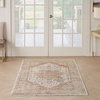 image:imageNourison Home Petra Traditional Ivory Blue 311 x 511 Area Rug Easy Clean Non Shedding Bed Room Living Room Dining Room Kitchen 4x6IvRust
