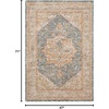 image:imageNourison Home Petra Traditional Ivory Blue 311 x 511 Area Rug Easy Clean Non Shedding Bed Room Living Room Dining Room Kitchen 4x6Ivory Blue