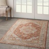 image:imageNourison Home Petra Traditional Ivory Blue 311 x 511 Area Rug Easy Clean Non Shedding Bed Room Living Room Dining Room Kitchen 4x6Ivory Multicolor
