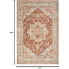 image:imageNourison Home Petra Traditional Ivory Blue 311 x 511 Area Rug Easy Clean Non Shedding Bed Room Living Room Dining Room Kitchen 4x6Ivory Multicolor