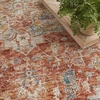 image:imageNourison Home Petra Traditional Ivory Blue 311 x 511 Area Rug Easy Clean Non Shedding Bed Room Living Room Dining Room Kitchen 4x6Ivory Multicolor