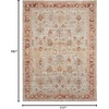 image:imageNourison Home Petra Traditional Vintage Rust 23 x 102 Area Rug Easy Clean Non Shedding Bed Room Living Room Dining Room Kitchen 2x10Ivory