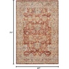 image:imageNourison Home Petra Traditional Vintage Rust 23 x 102 Area Rug Easy Clean Non Shedding Bed Room Living Room Dining Room Kitchen 2x10Rust