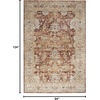 image:imageNourison Home Petra Traditional Vintage Rust 23 x 102 Area Rug Easy Clean Non Shedding Bed Room Living Room Dining Room Kitchen 2x10Rust