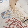 image:imageNourison Home Pompeii Coastal Nautical amp Beach IvoryMulti 53 x 73 Area Rug Easy Clean Non Shedding Bed Room Living Room Dining Room Kitchen 5x7710 x 910 Rectangular