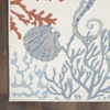 image:imageNourison Home Pompeii Coastal Nautical amp Beach IvoryMulti 53 x 73 Area Rug Easy Clean Non Shedding Bed Room Living Room Dining Room Kitchen 5x7710 x 910 Rectangular