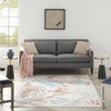 image:imageNourison Home Pompeii Grey 710 x 910 Area Rug  Easy Clean Non Shedding Bed Room Living Room Dining Room Kitchen 8 x 10Multi Color