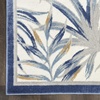 image:imageNourison Home Pompeii Ivory Grey 53 x 73 Area Rug  Easy Clean Non Shedding Bed Room Living Room Dining Room Kitchen 5 x 7Ivory Blue
