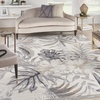 image:imageNourison Home Pompeii Ivory Grey 53 x 73 Area Rug  Easy Clean Non Shedding Bed Room Living Room Dining Room Kitchen 5 x 7IvoryGrey