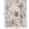 image:imageNourison Home Pompeii Ivory Grey 53 x 73 Area Rug  Easy Clean Non Shedding Bed Room Living Room Dining Room Kitchen 5 x 7IvoryGrey