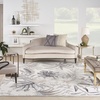 image:imageNourison Home Pompeii Ivory Grey 53 x 73 Area Rug  Easy Clean Non Shedding Bed Room Living Room Dining Room Kitchen 5 x 7IvoryGrey