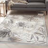 image:imageNourison Home Pompeii Ivory Grey 53 x 73 Area Rug  Easy Clean Non Shedding Bed Room Living Room Dining Room Kitchen 5 x 7IvoryGrey