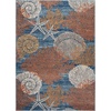 image:imageNourison Home Pompeii Ivory Grey Blue 3 x 5 Area Rug  Easy Clean Non Shedding Bed Room Living Room Dining Room Kitchen 3 x 5Blue Multicolor