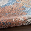 image:imageNourison Home Pompeii Ivory Grey Blue 3 x 5 Area Rug  Easy Clean Non Shedding Bed Room Living Room Dining Room Kitchen 3 x 5Blue Multicolor