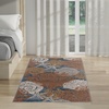 image:imageNourison Home Pompeii Ivory Grey Blue 3 x 5 Area Rug  Easy Clean Non Shedding Bed Room Living Room Dining Room Kitchen 3 x 5Blue Multicolor