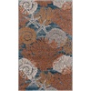 image:imageNourison Home Pompeii Ivory Grey Blue 3 x 5 Area Rug  Easy Clean Non Shedding Bed Room Living Room Dining Room Kitchen 3 x 5Blue Multicolor