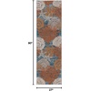 image:imageNourison Home Pompeii Ivory Grey Blue 3 x 5 Area Rug  Easy Clean Non Shedding Bed Room Living Room Dining Room Kitchen 3 x 5Blue Multicolor