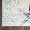 image:imageNourison Home Pompeii Ivory Grey Blue 3 x 5 Area Rug  Easy Clean Non Shedding Bed Room Living Room Dining Room Kitchen 3 x 5Ivory Grey Blue