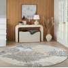 image:imageNourison Home Pompeii Ivory Grey Blue 3 x 5 Area Rug  Easy Clean Non Shedding Bed Room Living Room Dining Room Kitchen 3 x 5Ivory Grey Blue