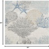 image:imageNourison Home Pompeii Ivory Grey Blue 3 x 5 Area Rug  Easy Clean Non Shedding Bed Room Living Room Dining Room Kitchen 3 x 5Ivory Grey Blue
