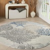 image:imageNourison Home Pompeii Ivory Grey Blue 3 x 5 Area Rug  Easy Clean Non Shedding Bed Room Living Room Dining Room Kitchen 3 x 5Ivory Grey Blue