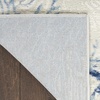 image:imageNourison Home Pompeii Ivory Grey Blue 3 x 5 Area Rug  Easy Clean Non Shedding Bed Room Living Room Dining Room Kitchen 3 x 5Ivory Grey Blue