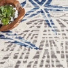 image:imageNourison Home Pompeii Ivory Grey Blue 3 x 5 Area Rug  Easy Clean Non Shedding Bed Room Living Room Dining Room Kitchen 3 x 5Ivory Grey Blue