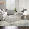 image:imageNourison Home Pompeii Ivory Grey Blue 3 x 5 Area Rug  Easy Clean Non Shedding Bed Room Living Room Dining Room Kitchen 3 x 5Ivory Grey Blue
