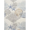 image:imageNourison Home Pompeii Ivory Grey Blue 3 x 5 Area Rug  Easy Clean Non Shedding Bed Room Living Room Dining Room Kitchen 3 x 5Ivory Grey Blue