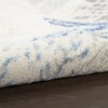 image:imageNourison Home Pompeii Ivory Grey Blue 3 x 5 Area Rug  Easy Clean Non Shedding Bed Room Living Room Dining Room Kitchen 3 x 5Ivory Grey Blue