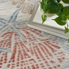 image:imageNourison Home Pompeii Ivory Grey Blue 3 x 5 Area Rug  Easy Clean Non Shedding Bed Room Living Room Dining Room Kitchen 3 x 5Multi Color