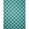image:imageNourison Home Portico IndoorOutdoor Navy 8 x 106 Area Rug Easy Cleaning Non Shedding Bed Room Living Room Dining Room Backyard Deck Patio 8x11Aqua