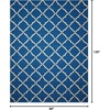 image:imageNourison Home Portico IndoorOutdoor Navy 8 x 106 Area Rug Easy Cleaning Non Shedding Bed Room Living Room Dining Room Backyard Deck Patio 8x11Navy