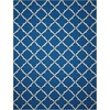 image:imageNourison Home Portico IndoorOutdoor Navy 8 x 106 Area Rug Easy Cleaning Non Shedding Bed Room Living Room Dining Room Backyard Deck Patio 8x11Navy