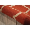 image:imageNourison Home Portico IndoorOutdoor Navy 8 x 106 Area Rug Easy Cleaning Non Shedding Bed Room Living Room Dining Room Backyard Deck Patio 8x11Orange