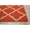 image:imageNourison Home Portico IndoorOutdoor Navy 8 x 106 Area Rug Easy Cleaning Non Shedding Bed Room Living Room Dining Room Backyard Deck Patio 8x11Orange