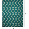 image:imageNourison Home Portico IndoorOutdoor Red 8 x 106 AreaRug EasyCleaning Non Shedding Bed Room Living Room Dining Room Backyard Deck Patio 8x11Aqua