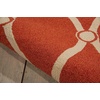 image:imageNourison Home Portico IndoorOutdoor Red 8 x 106 AreaRug EasyCleaning Non Shedding Bed Room Living Room Dining Room Backyard Deck Patio 8x11Orange