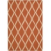 image:imageNourison Home Portico IndoorOutdoor Red 8 x 106 AreaRug EasyCleaning Non Shedding Bed Room Living Room Dining Room Backyard Deck Patio 8x11Orange